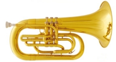 Bb Marching Euphonium Brass musical instruments on...
