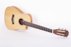 32 inch Enya Travel guitar UGT-03 3A Solid Engelma...